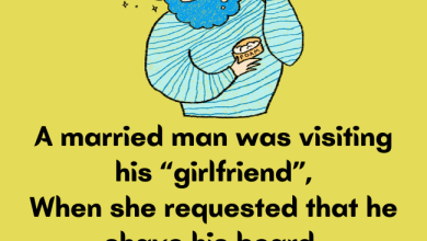 Funny Joke: A Married Man Was Visiting His Girlfriend