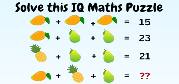 Only The Sharpest Of Minds Can Solve This Math Puzzle Within 15 Seconds