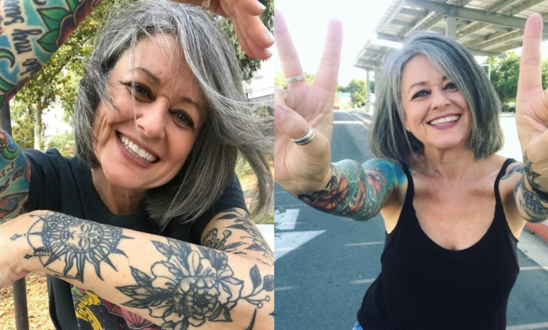 58YearOld Woman Responds To Those Who Criticize Her For Her Tattoos And Youthful Style