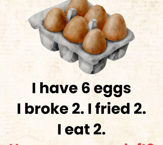 I have 6 eggs I broke 2. I fried 2. I eat 2. How many were left 99 will fail e1723536052152