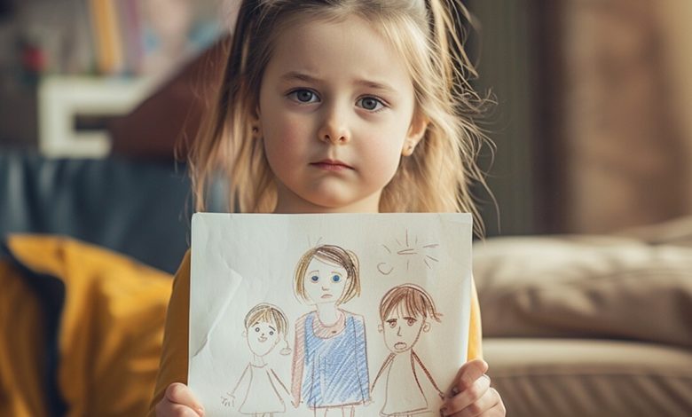 My 5 Year Old Daughter Started Drawing Our Family without Her Dad e1724201261636