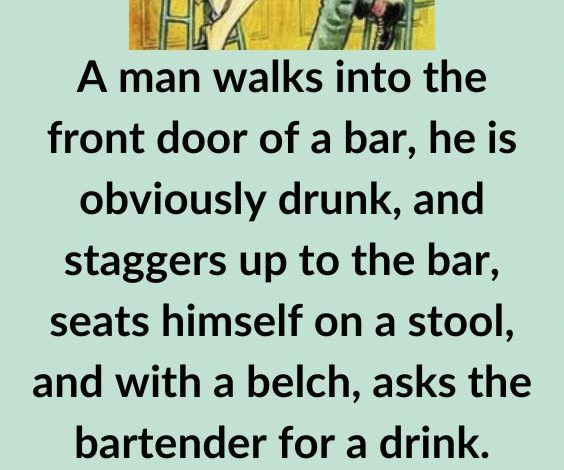 A Man Walks Into The Front Door