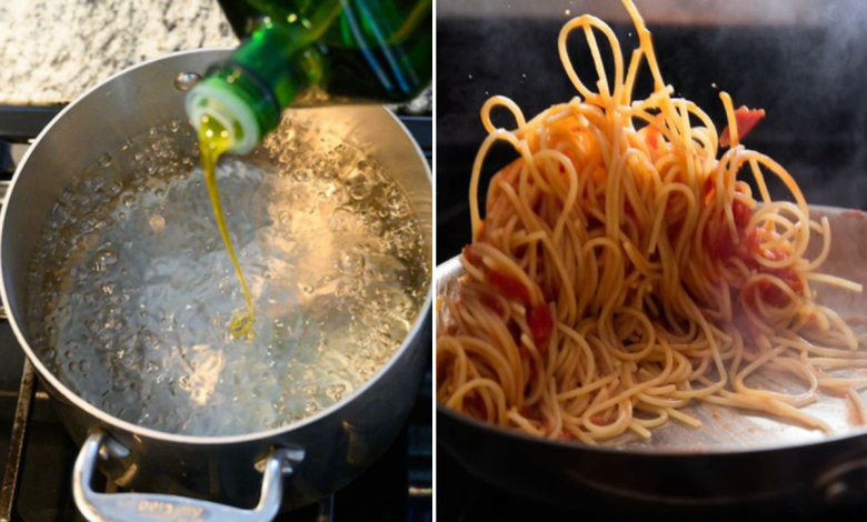 Should You Add Oil To The Water For Pasta