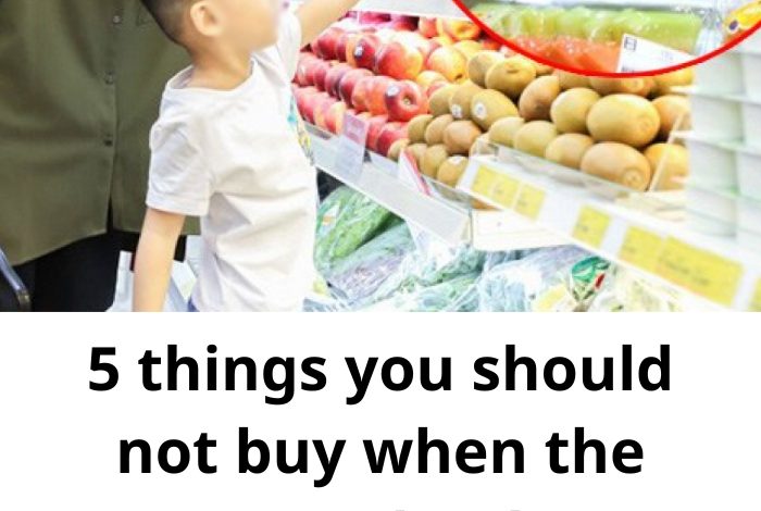 5 things you should not buy when the supermarket has a discount especially number 3