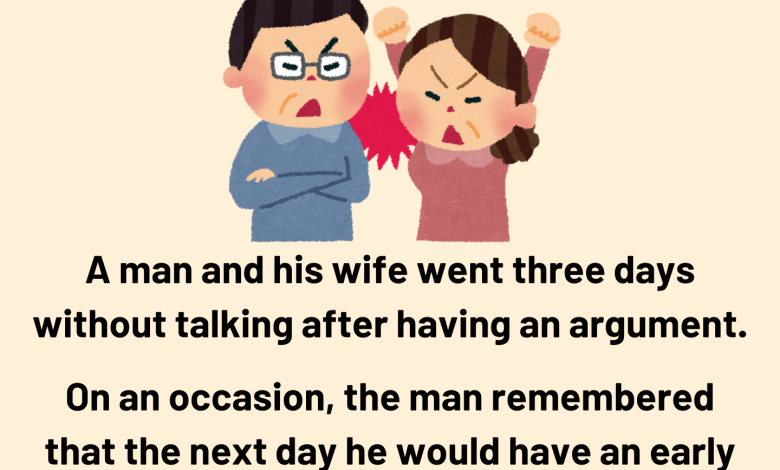 A Man And His Wife Went Three Days Without Talking e1729746841156